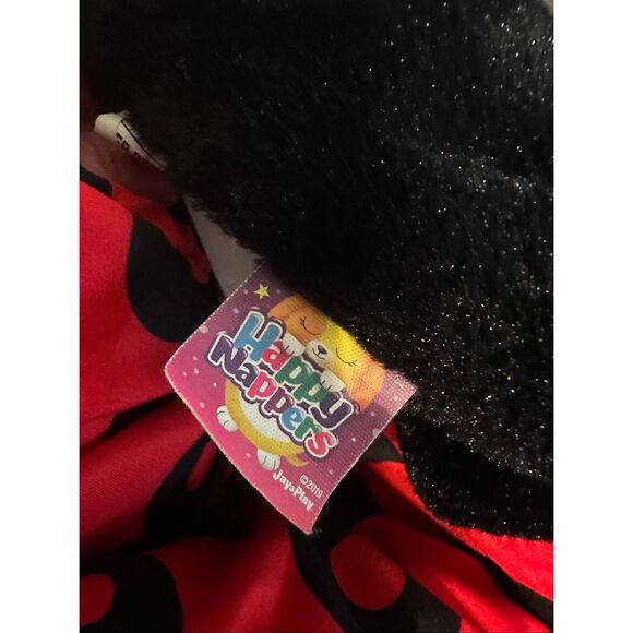 Happy Nappers Black Red Lilly Ladybug 2 in 1 Soft Pillow and Sleeping Bag - Picture 5 of 6